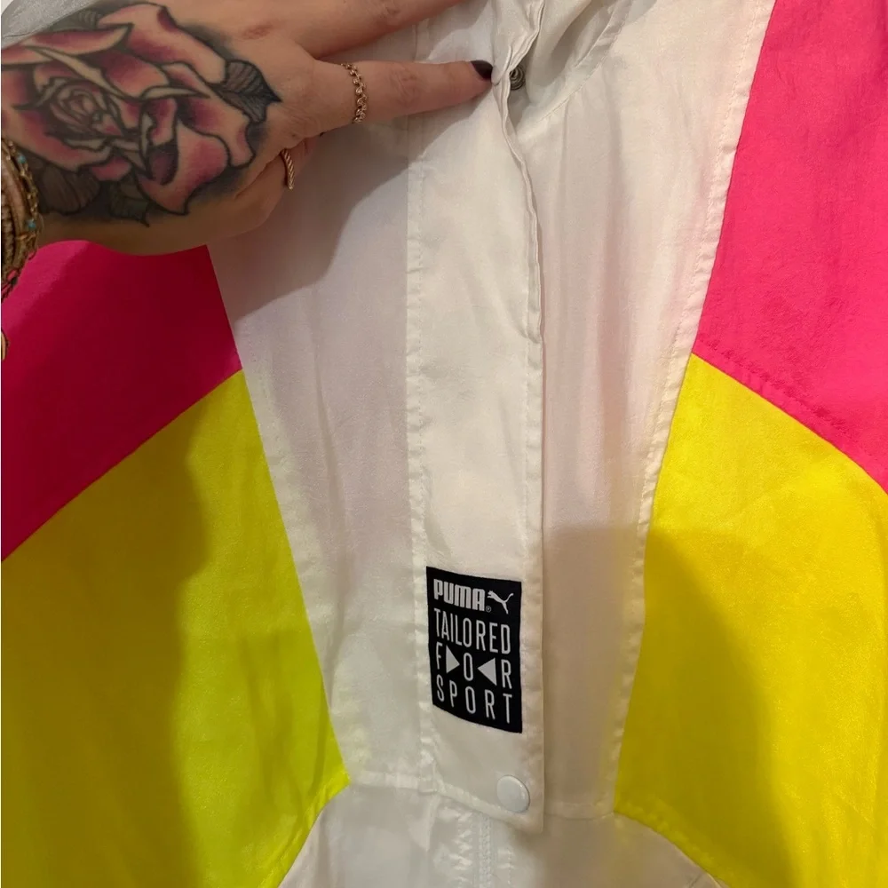 Puma Colorblock Windbreaker Jacket - Picture 5 of 6